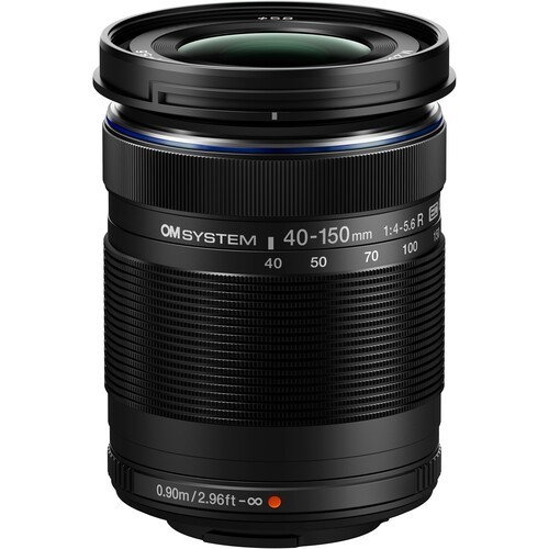 Reconditioned OM SYSTEM M.Zuiko Digital ED 40-150mm f/4-5.6 R Black Lens