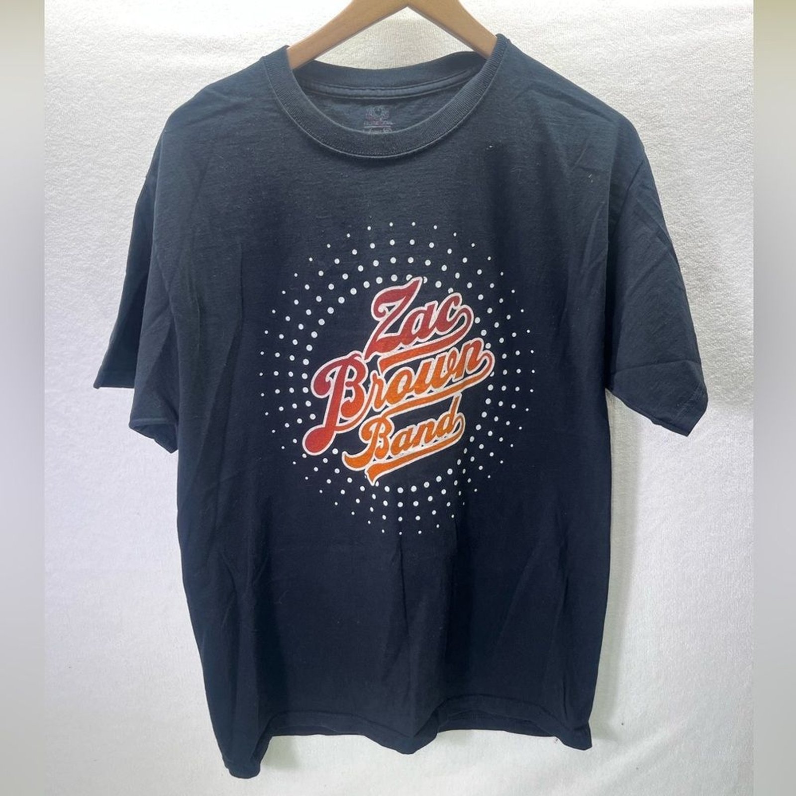 Zac Brown Band 2012 Tour Shirt Mens L Music Country T-shirt Black Event 1874