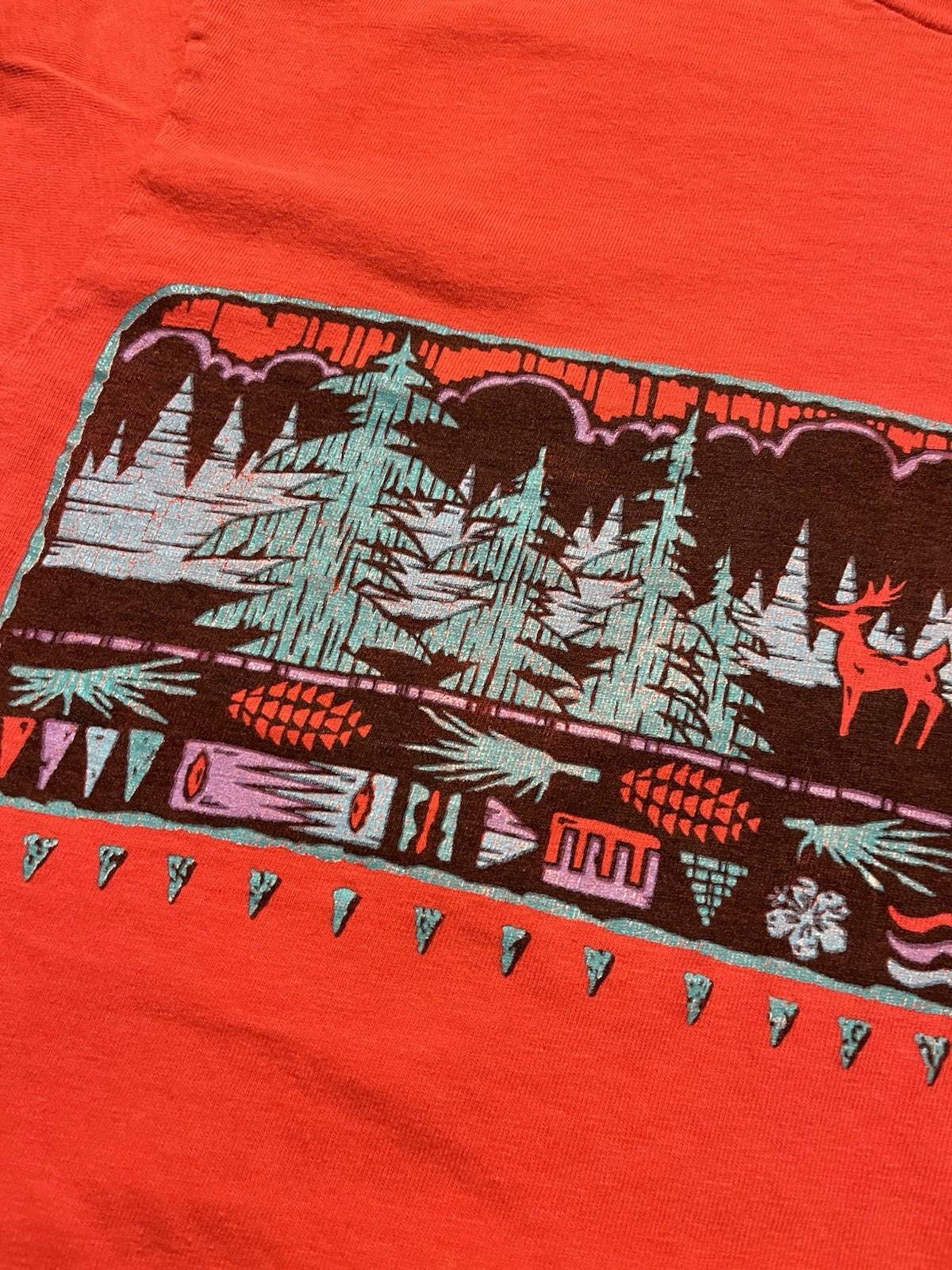 Vintage 1990 Wyoming T-Shirt Lifestyles 90s Single Stitch Outdoors Hunting GUC gallery