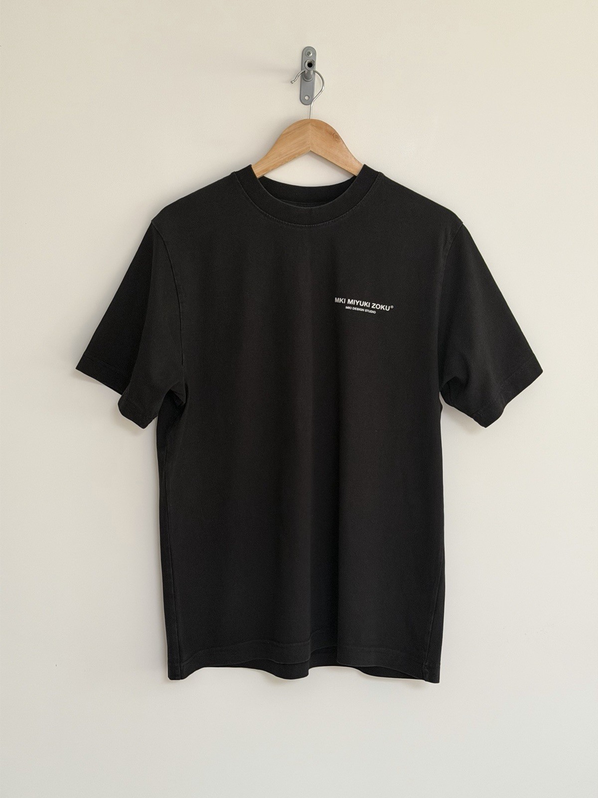 Mki Miyuki Zoku Oversized T Shirt Black Design Studio Organic Cotton Mens Medium gallery