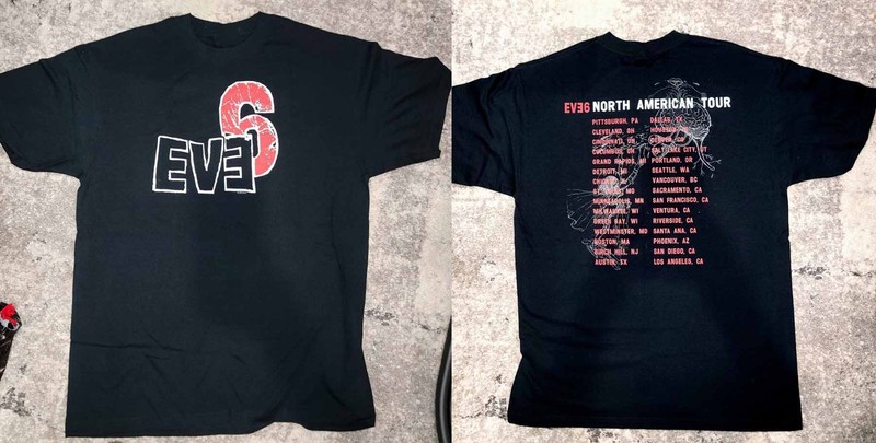 2 Sides Eve 6 Band Fall Tour 1998 Shirt White Cotton Unisex S-5XL 1J0866