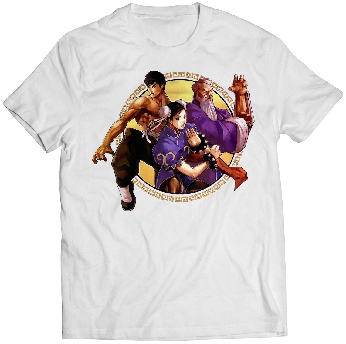 Fei Long, Chun Li, Gen, Team China Street Fighting Premium Unisex T-shirt gallery