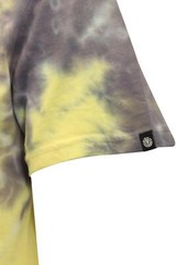 Element Men’s T-Shirt Yellow Dark Grey Blazin’ Chest Tie-Dye S/S (S09)