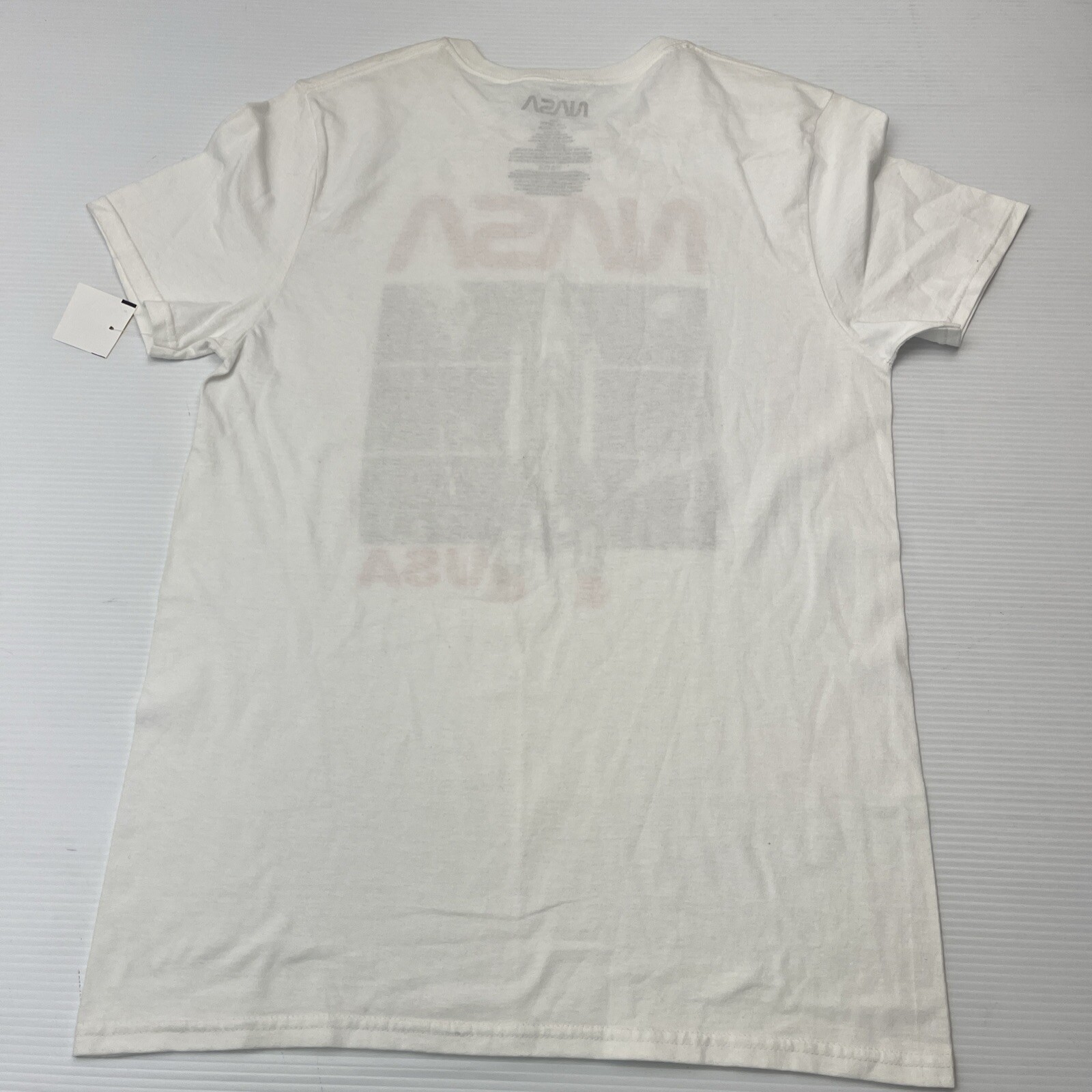 NASA Space Shuttle Astronaut USA Graphic T Shirt Men's M Medium White gallery