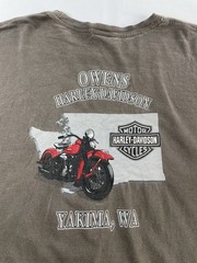 Mens Harley Davidson’s Motorcycle Brown Longsleeve “Owen’s” Shirt Size Xl