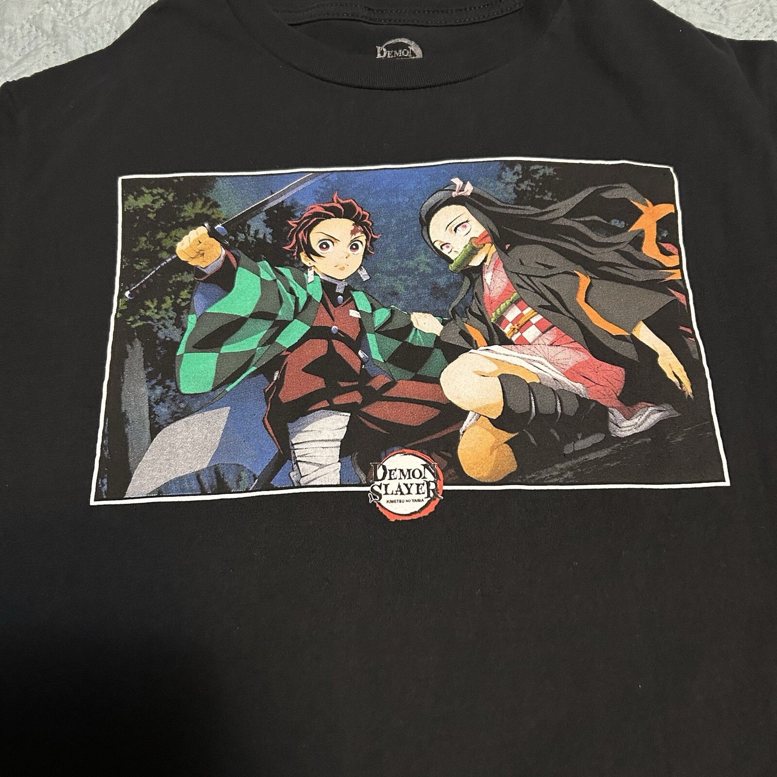 Demon Slayer Kimetsu No Yaiba Black T-Shirt Size Medium (38/40) gallery