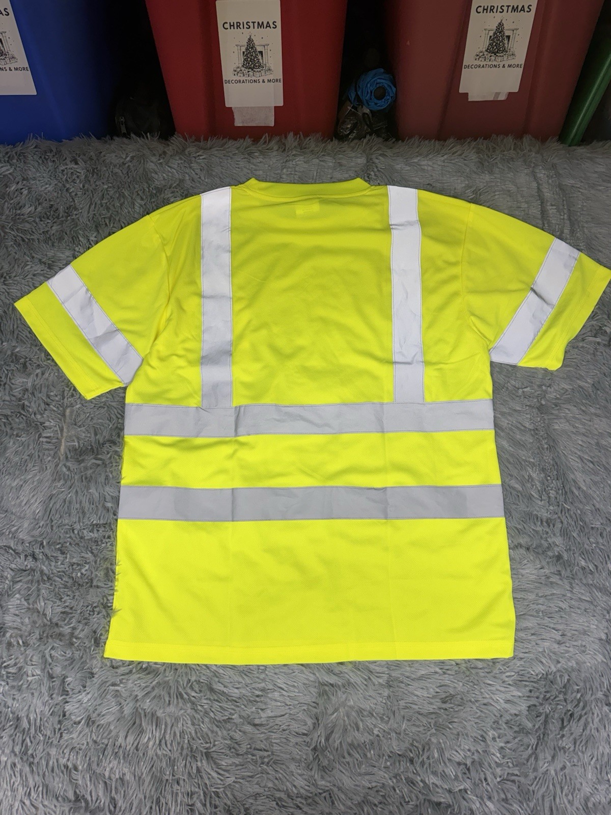 Class 3 Reflective Safety Yellow XL T-Shirt HIGH VIZ Safe Wear Pocket gallery