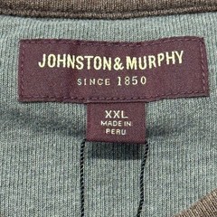 Johnston & Murphy Sweater Mens XXL Brown V-Neck Long Sleeve Pullover NWT Light