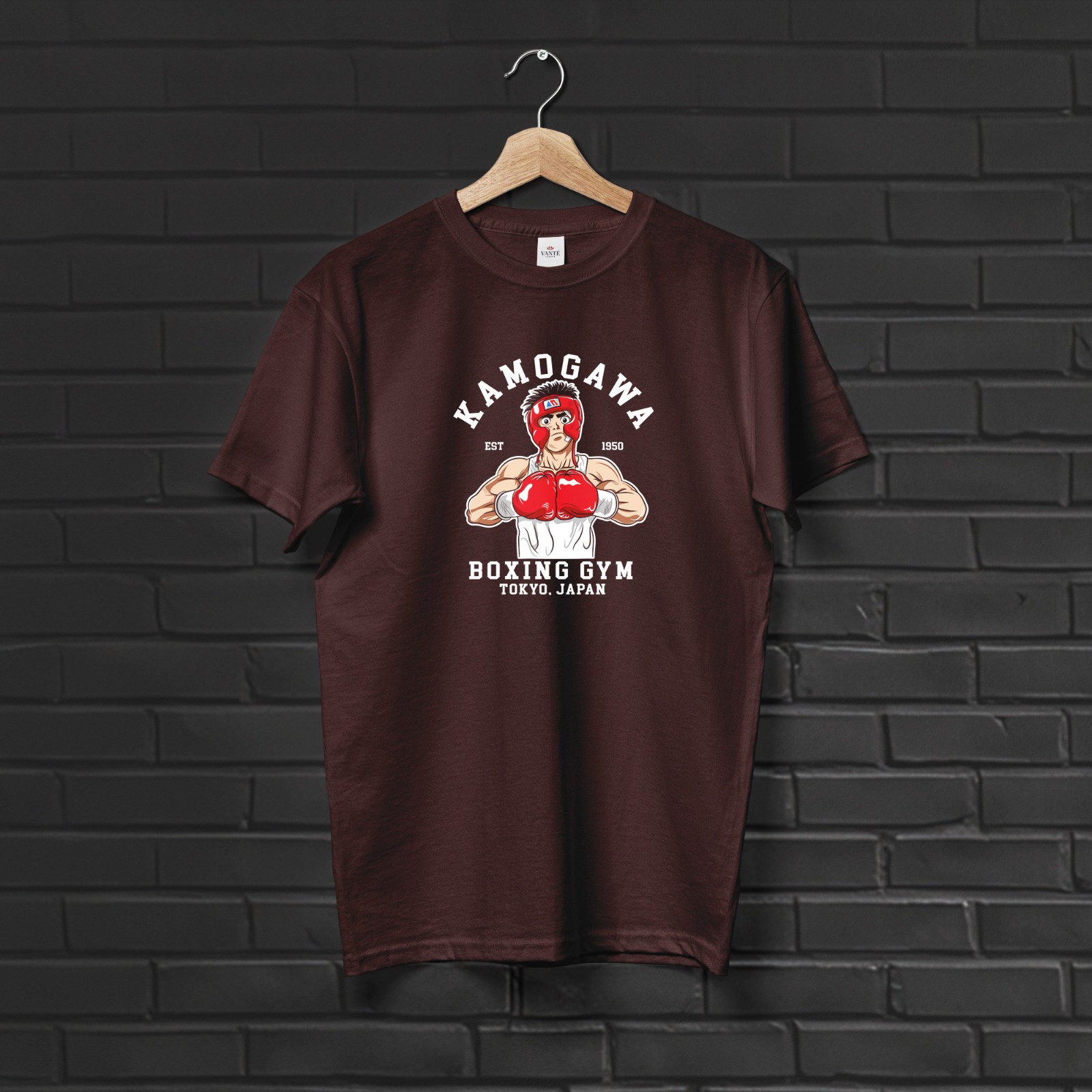 Makunouchi Kamogawa Boxing Gym Graphic Anime T-Shirt Men Unisex Cotton Tee gallery