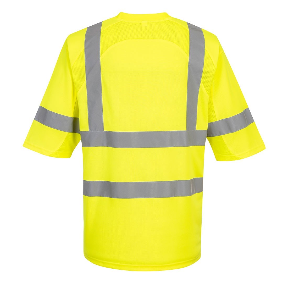 Portwest S397 - Hi-Vis Mesh Insert Class 3 T-Shirt S/S Yellow SIZES S-6X* gallery