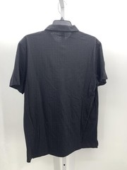 GREY LINED KNIT POLO