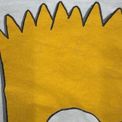 Vintage Bart Simpson T Shirt Single Stitched Changes Tag M Mega Print 1990