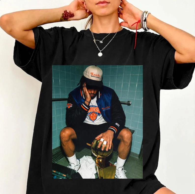Jalen Brunson New York Basketball T-Shirt Retro Championship Fan Graphic Tee gallery