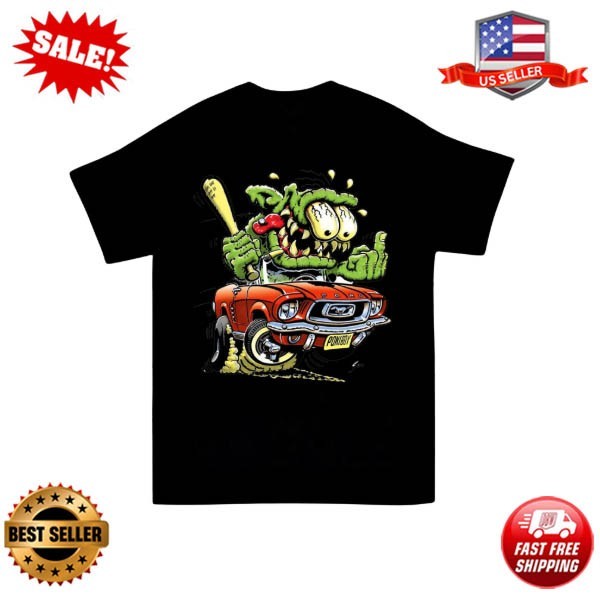 Collection Ed Roth Rat Fink Funny Cotton Black Unisex T-Shirt