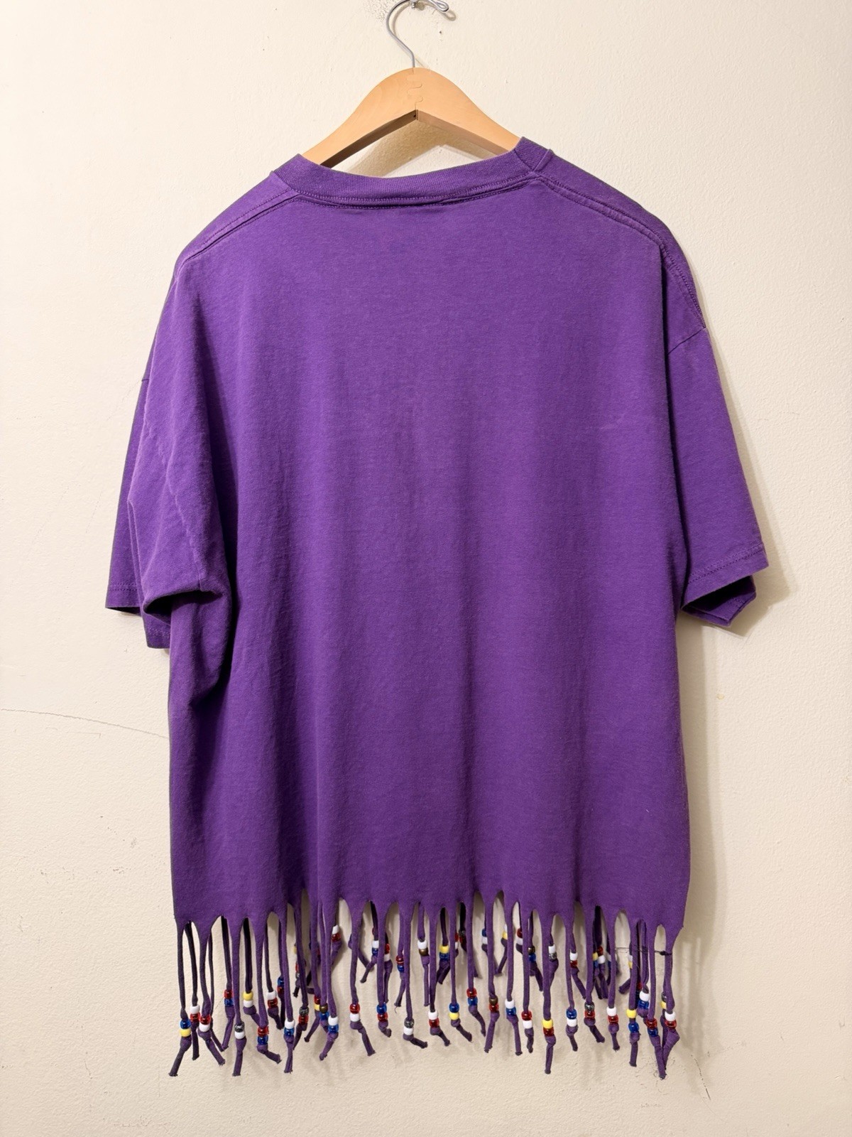 Vintage Kona Hawaii T Shirt Adult Size XL Custom Beaded Bottom 90s Souvenir Tee gallery