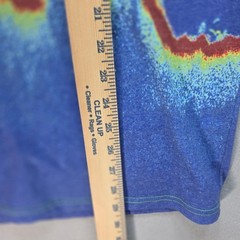 Pelagic Black Label Sonar Fish Finder Graphic Tshirt Mens L Blue Fishing Beach