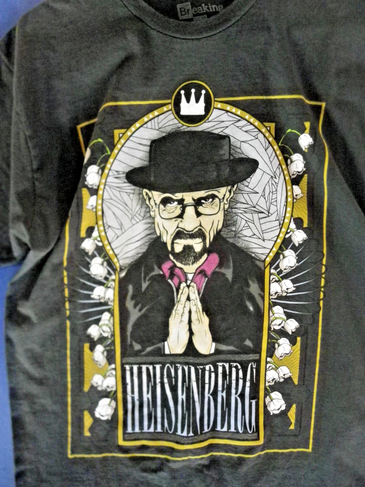 Breaking Bad "Heisenberg" Graphic Men's T-Shirt Size X Large (See Measurement) gallery