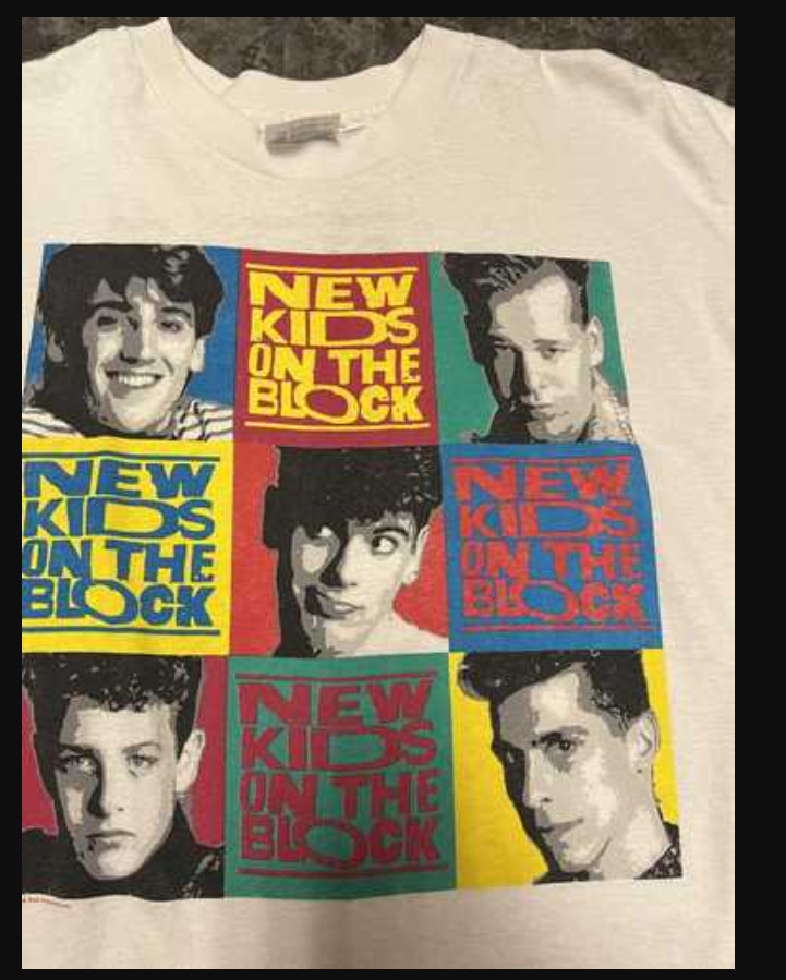 80s New Kids On The Block White unisex All size shirt D874 gallery