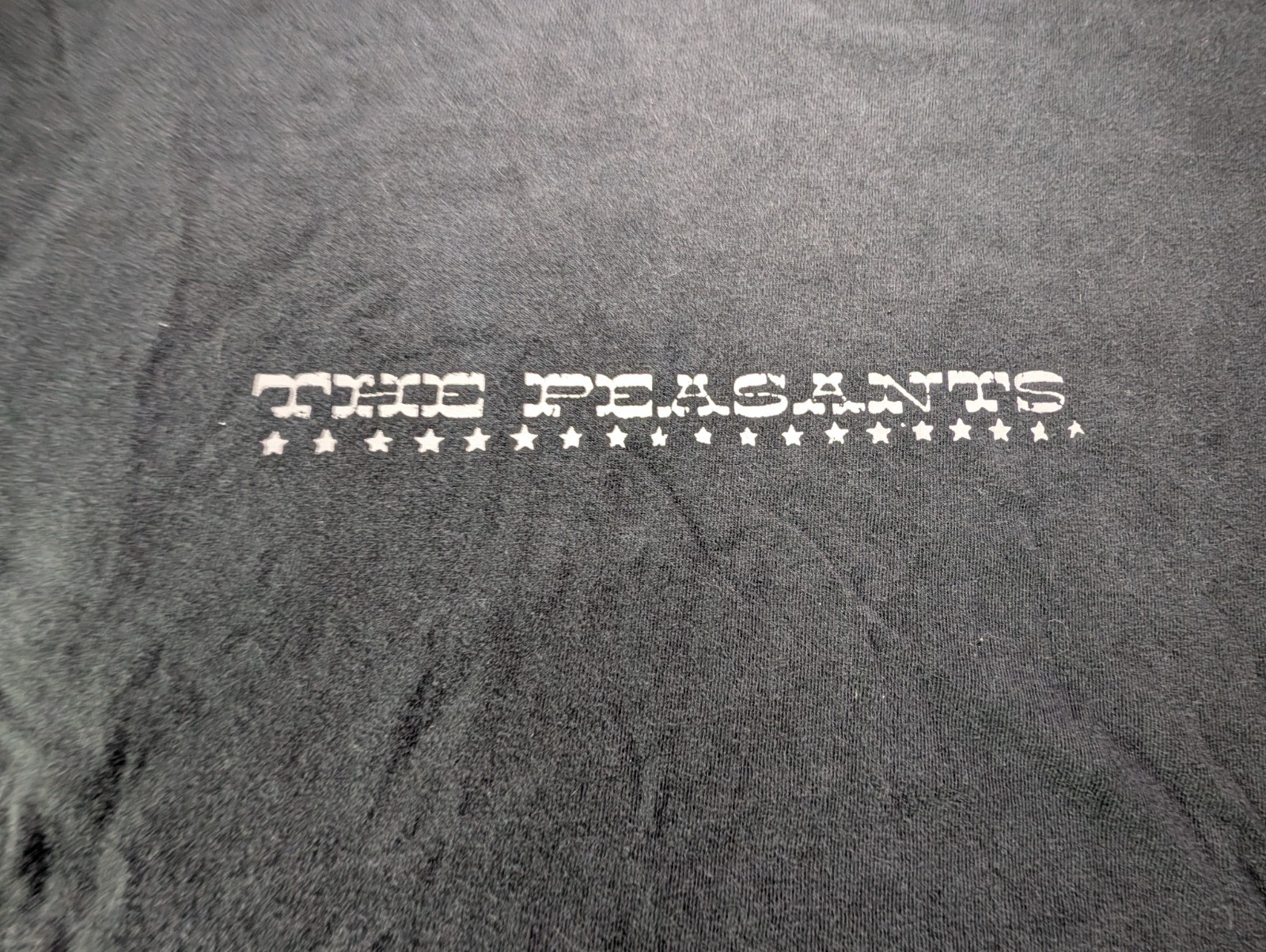 The Peasants T-Shirt Vintage Black Size Medium Indie Rock Boston Band Tee gallery