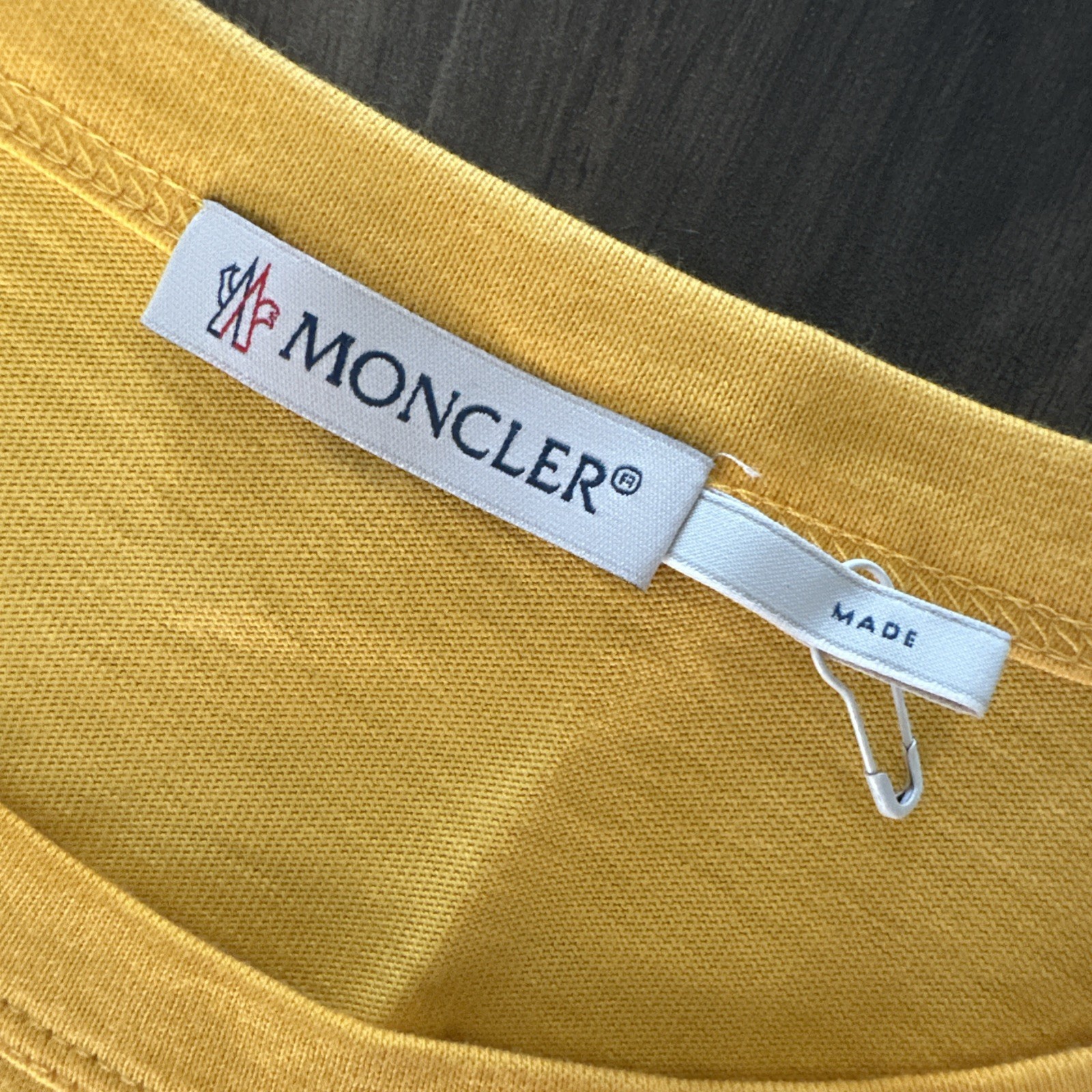 MONCLER Box Logo T-shirt In Open Red Size - XL gallery
