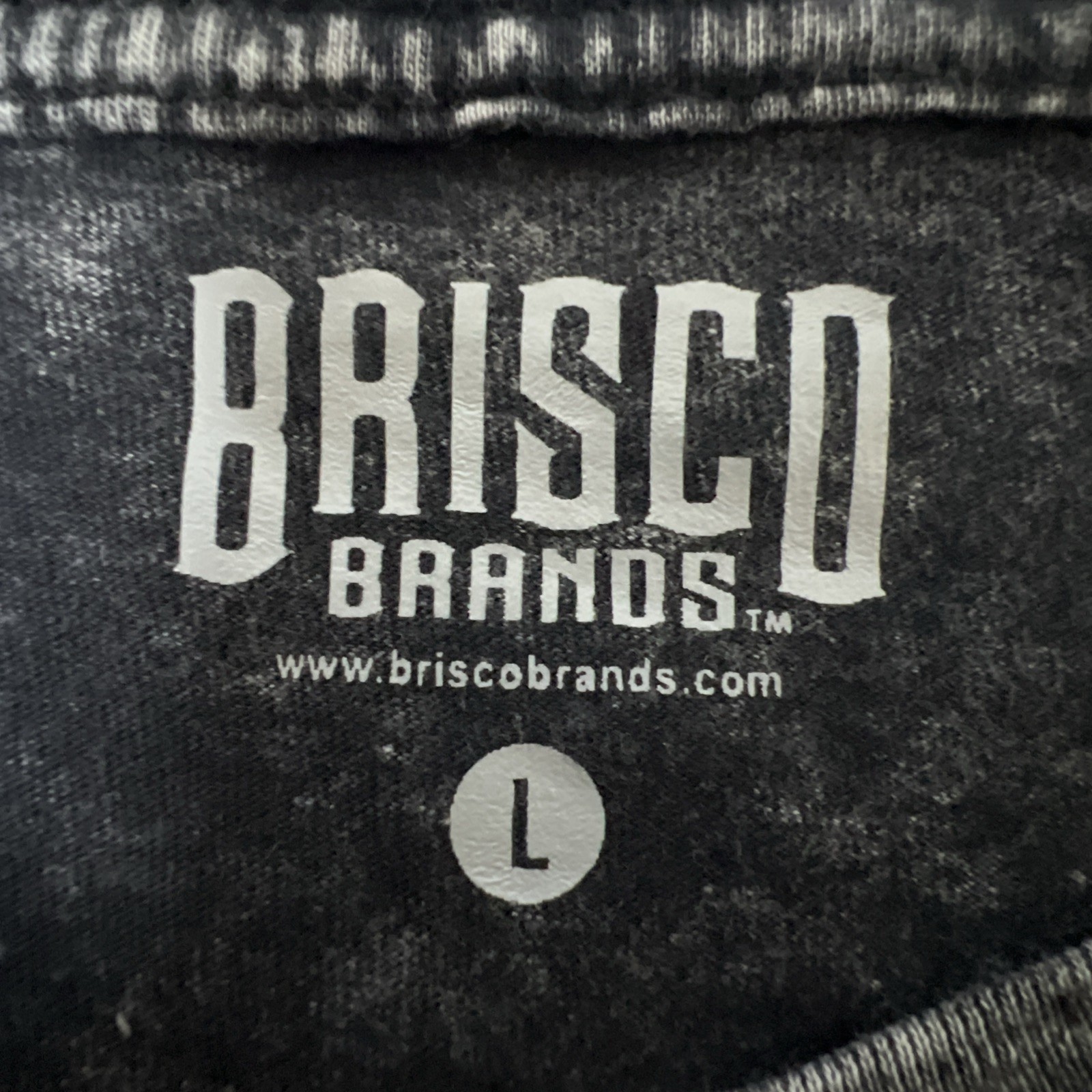 Brisco Apparel Skulls T-Shirt Men Large Graphic Print Dark Gray gallery