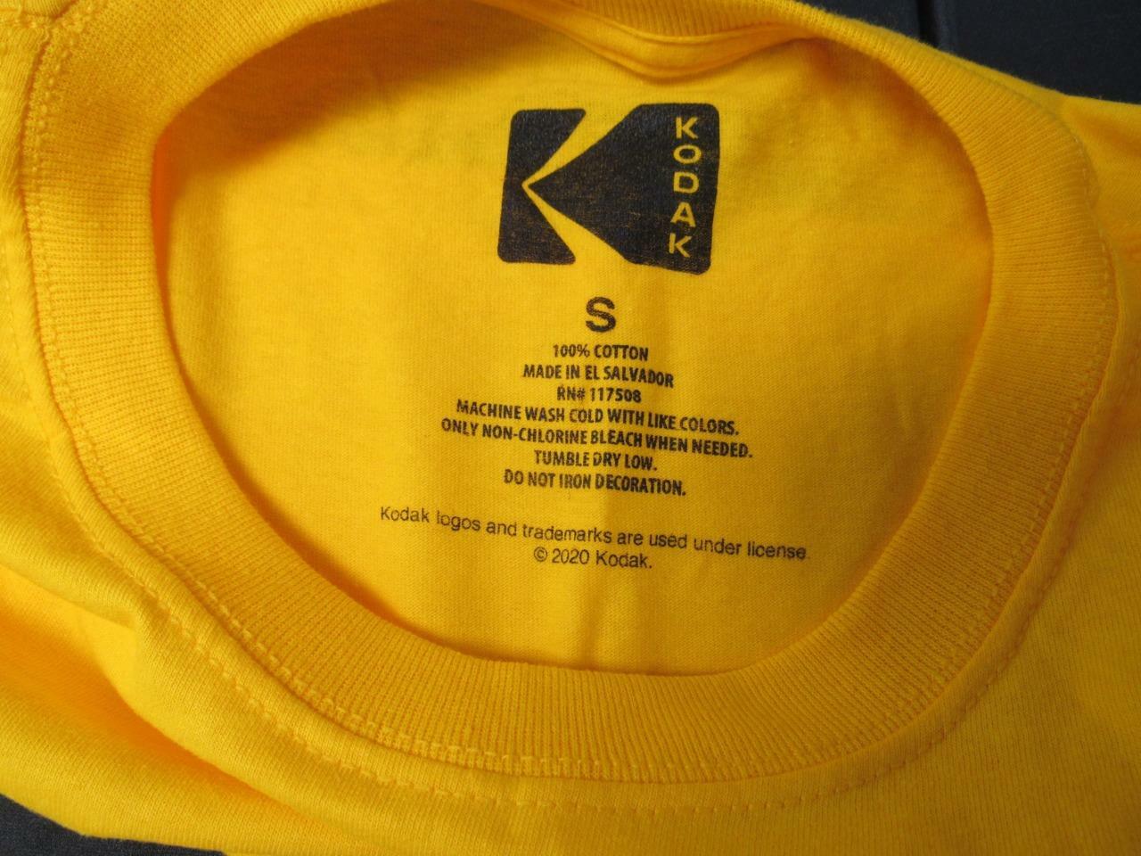 New Kodak Polychrome Mens Sizes S-M-L-XL Yellow Licensed Shirt gallery