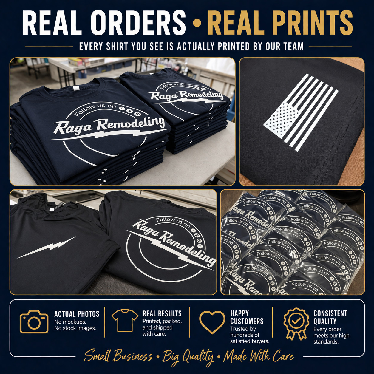 Wholesale Custom Dri Fit Shirts Bulk Team Performance Tee LOT Team Business gallery