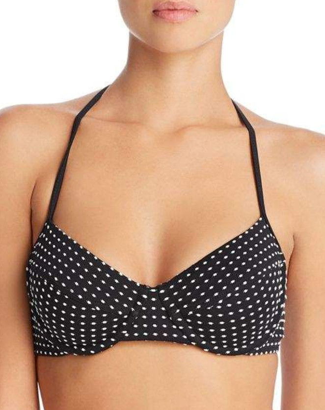 Shoshanna Underwire Halter Bikini Top MSRP $175 Size B # U8 390 NEW