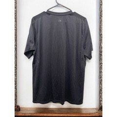 TEK GEAR Performance Dryteck Mens Shirt Sz Large Bright Yellow Black Striped