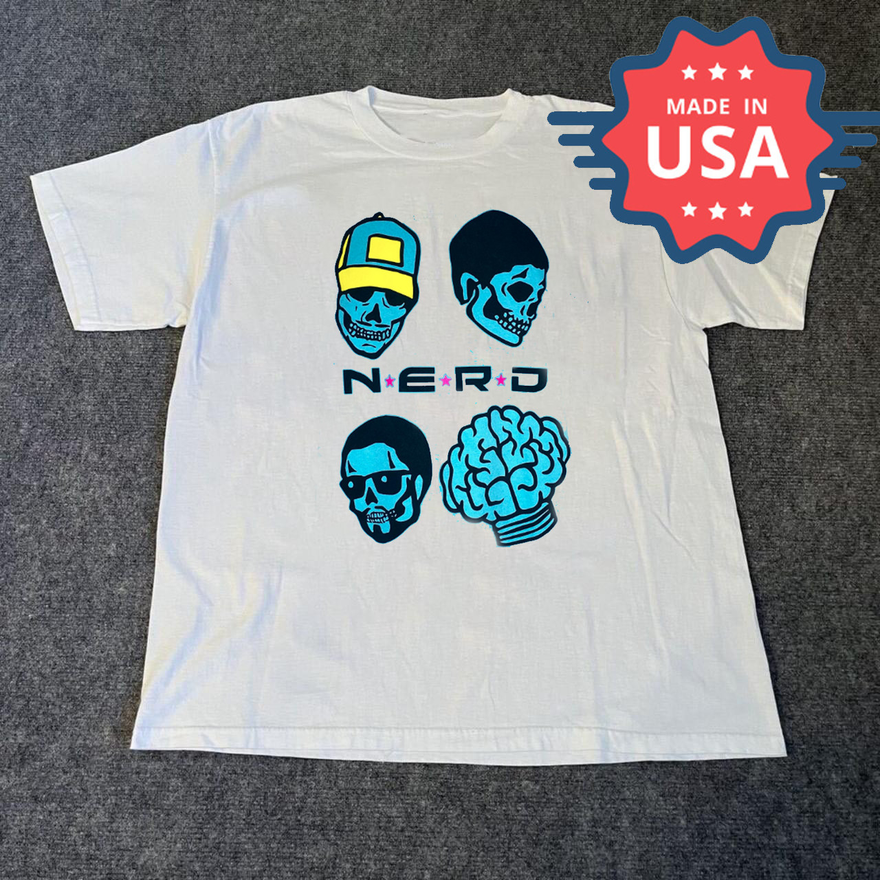 N.E.R.D. Band Shirt Unisex Concert S to 5XL LO782