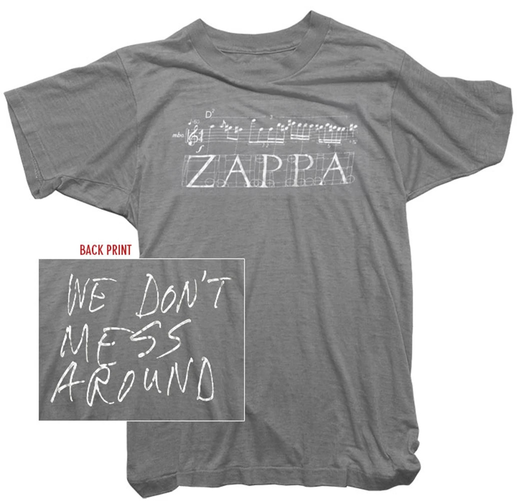 Frank Zappa Official T-Shirt - We Don't Mess Around Tee - Mens gallery