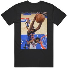Mitchell Robinson Dunk On Joel Embiid Fan T Shirt