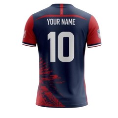 USA Soccer Jersey Custom Name 2026 American Football Shirt Men