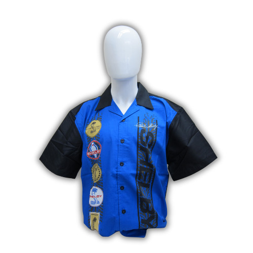 Carroll Shelby Cobra Logo Blue Club Racing Button Down Shirt Official Licensed gallery