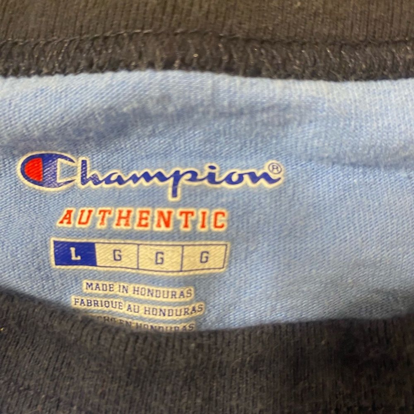 Champion Two-Tone Blue and Black Shirt Large (DI) gallery