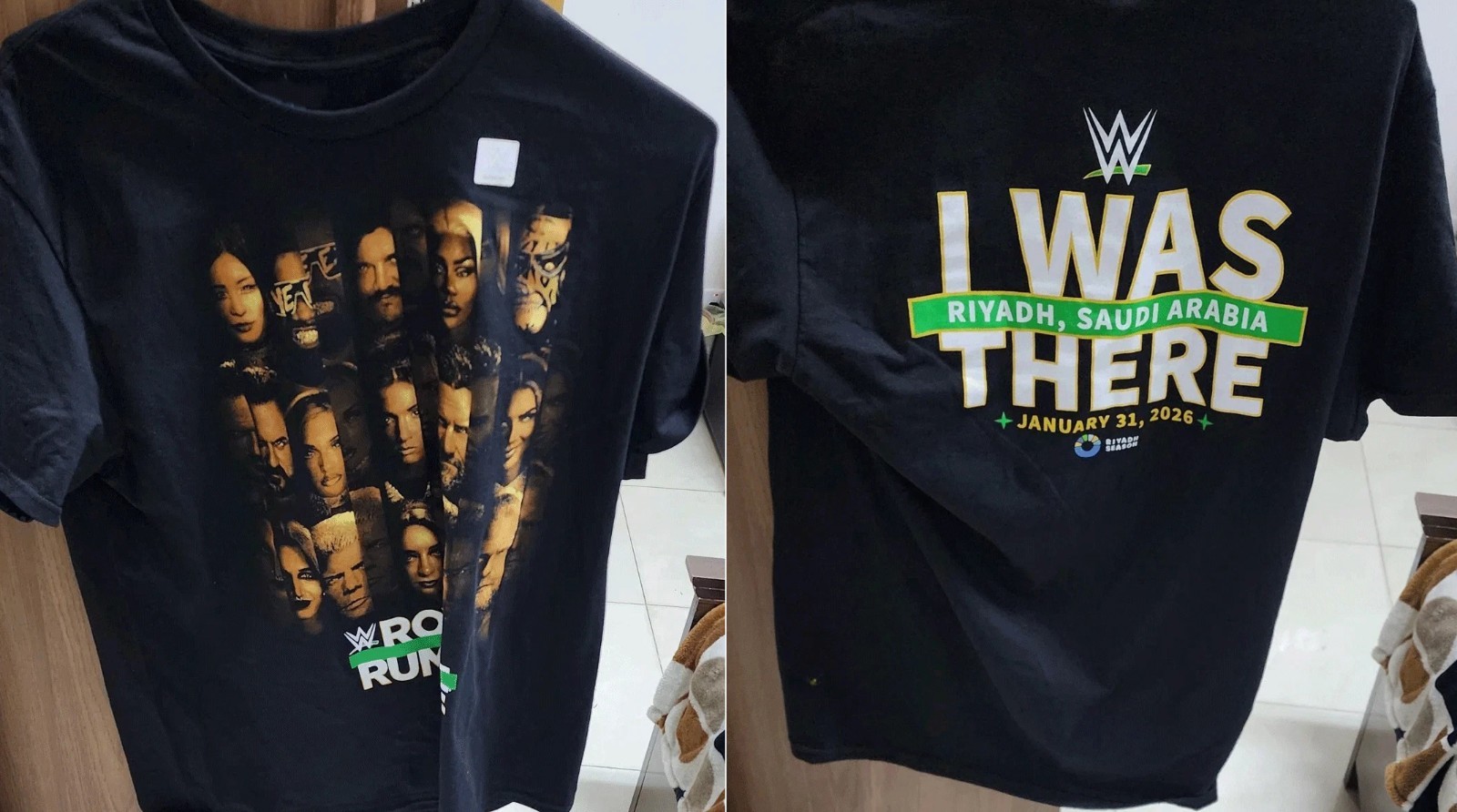 HOT!!! WWE Royal Rumble 2026 Saudi Arabia I Was There Black T Shirt Reprint gallery