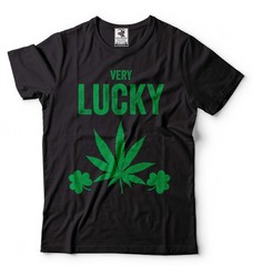 Very Lucky Irish Marijuana 420 Weed Shirt St. Patricks Day Shirt Weed lover gift