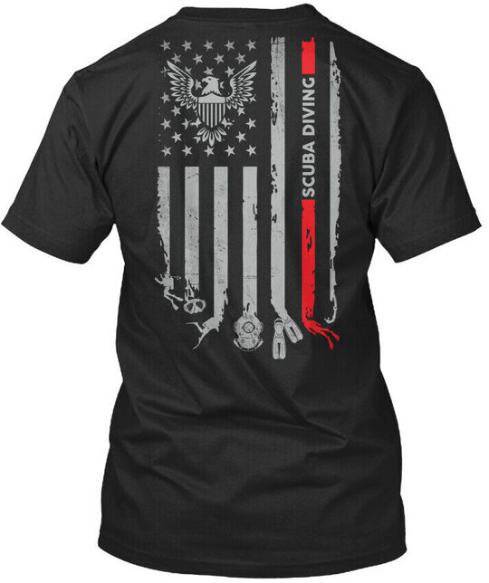 Proud Scuba Diver Diving Premium Premium T-Shirt Made in the USA Size S to 5XL