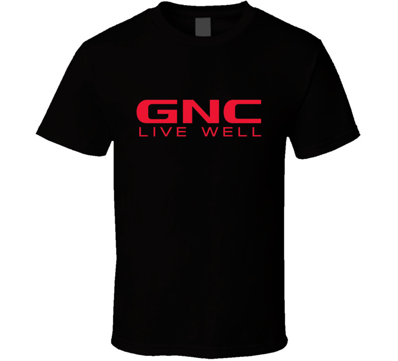 NEW SHIRT GNC LIVE WELL GYM T-SHIRT MEN’S ALL SIZE FUNNY USA TEE