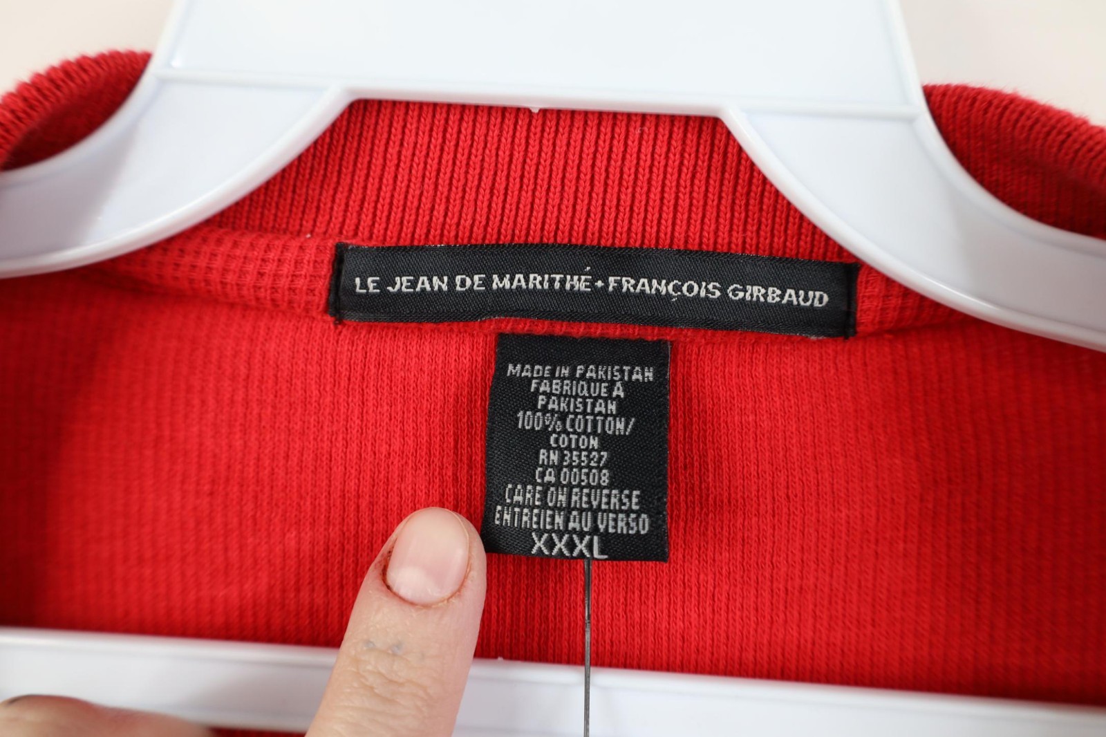 Deadstock Vtg 90s Marithe Francois Girbaud Mens 3XL Heavy Thermal Knit T-Shirt gallery