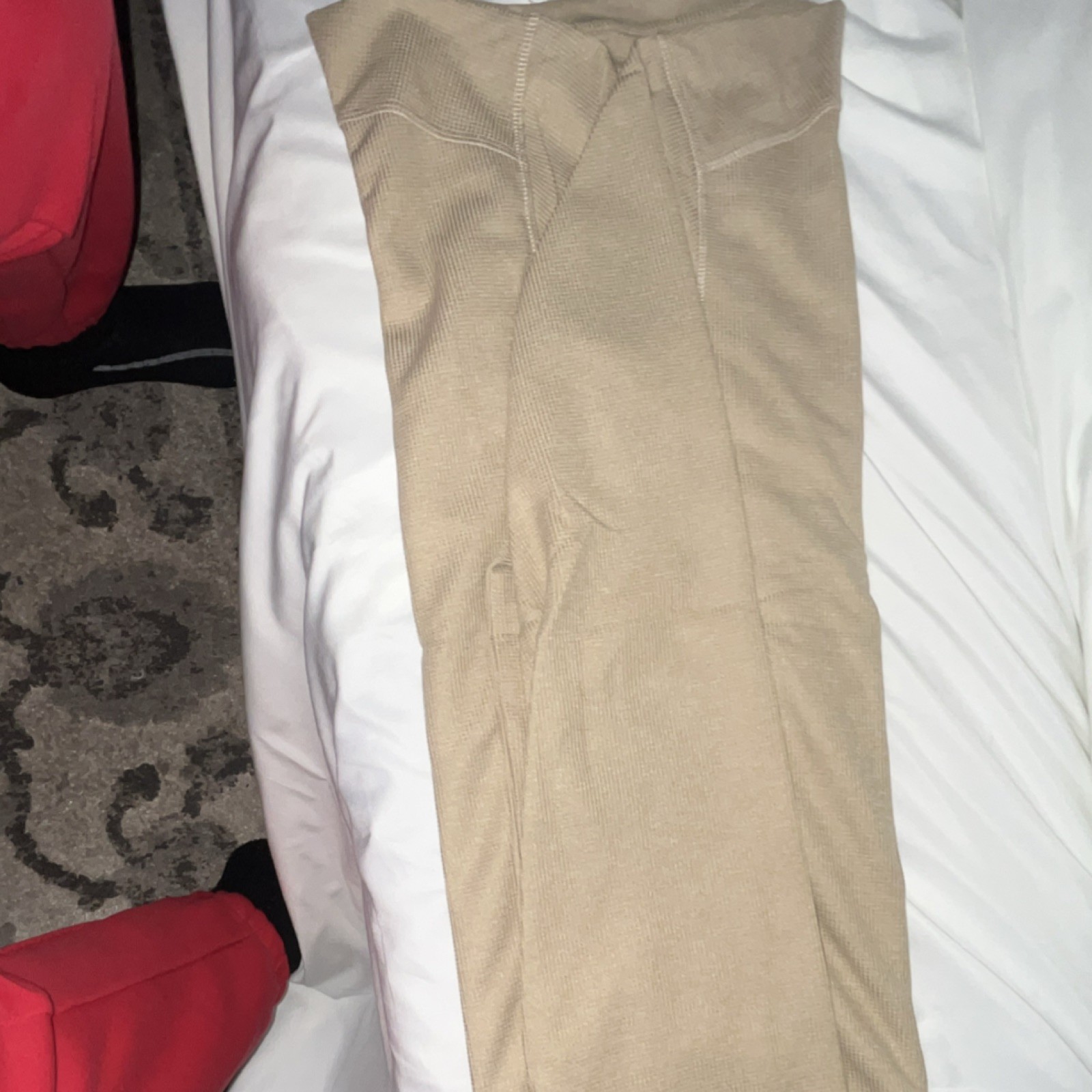 North End Beige Ribbed men’s shirt Button Closure Polyester Spandex gallery