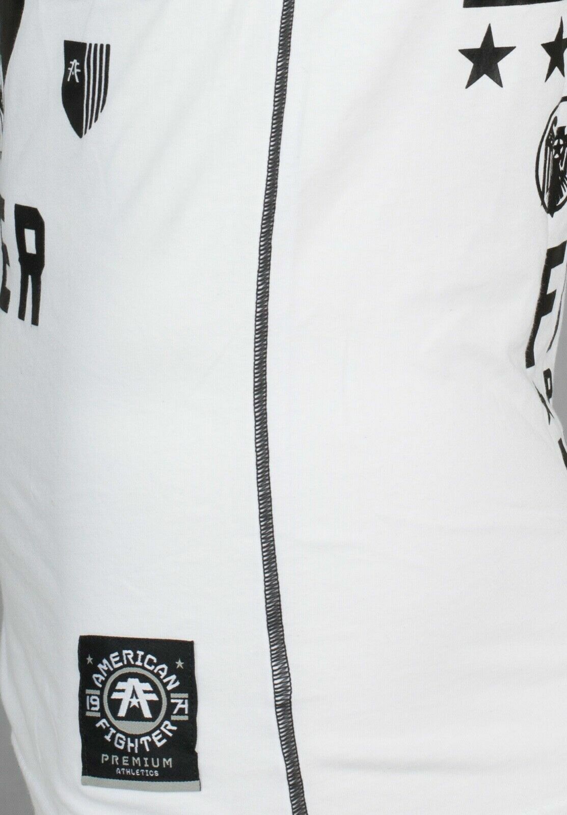 AMERICAN FIGHTER Fort Hays White Athletic Mens Crewneck T-shirt S-3XL NWT gallery