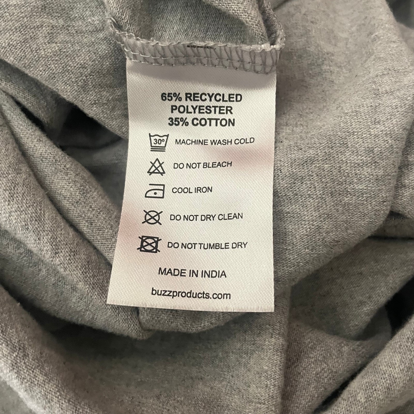 TUMI Long Sleeve T Shirt Mens Size XL Crewneck Air India Gray Travel gallery