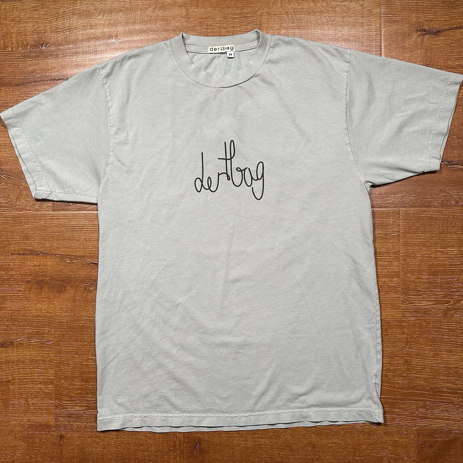 Dertbag T Shirt Men M Gray Short Sleeve Cotton USA Streetwear Essential Alt City gallery
