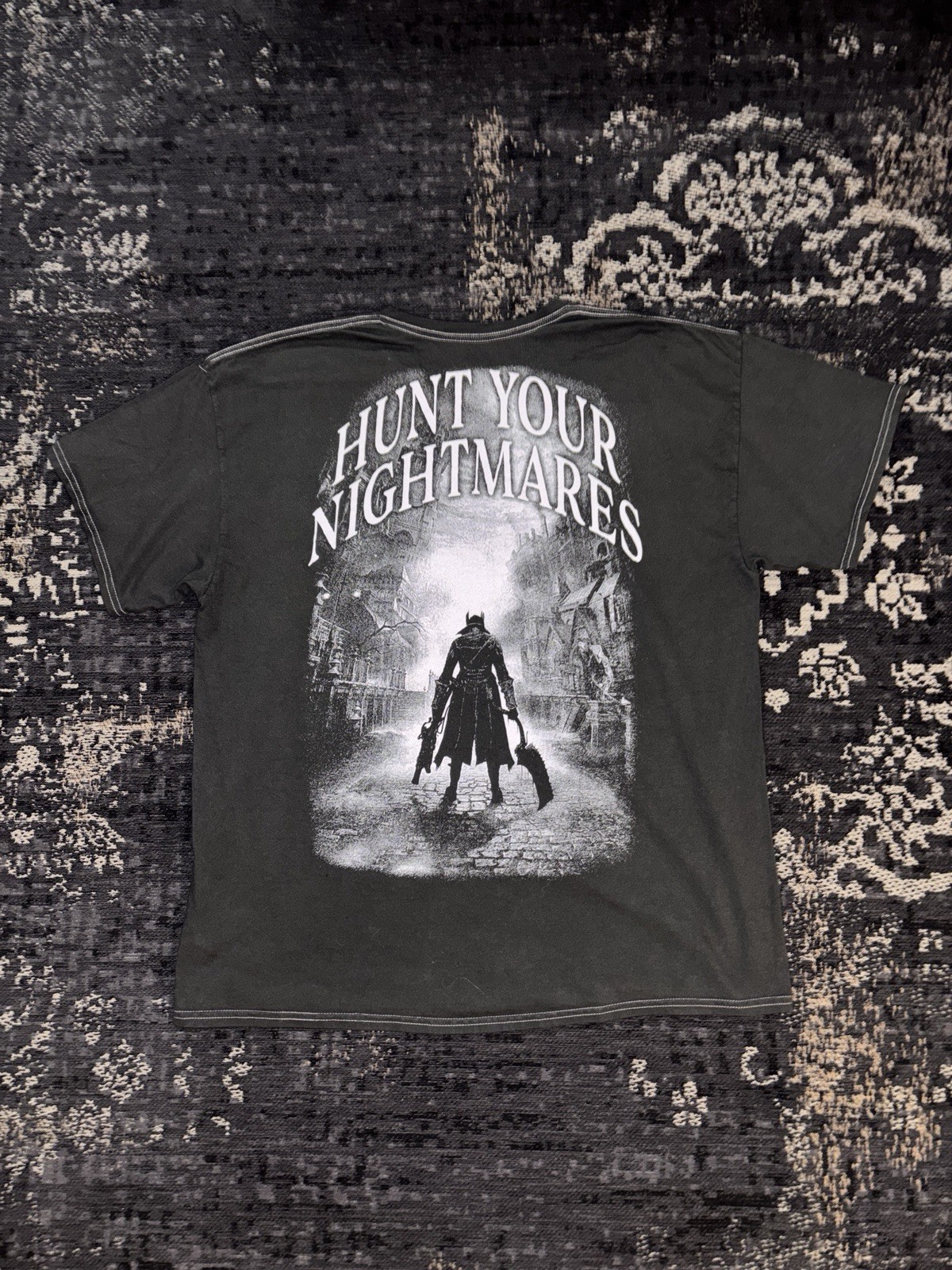 Bloodborne Hunt Your Nightmares Video Game Shirt Size 2XL Ripple Junction gallery