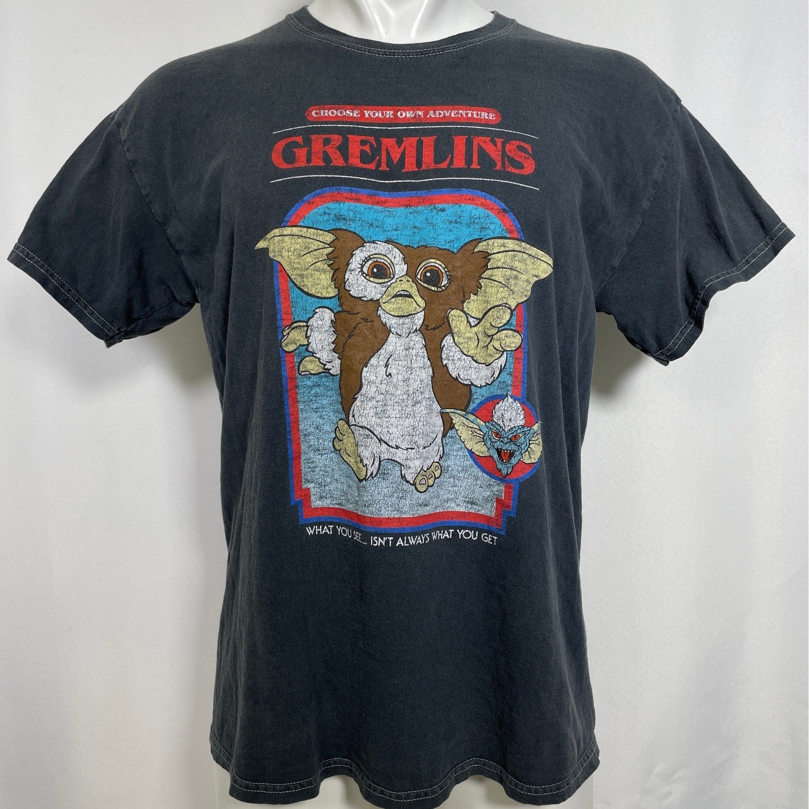 Gremlins Gizmo Choose Your Own Adventure Movie Gray T-Shirt Men's MEDIUM gallery