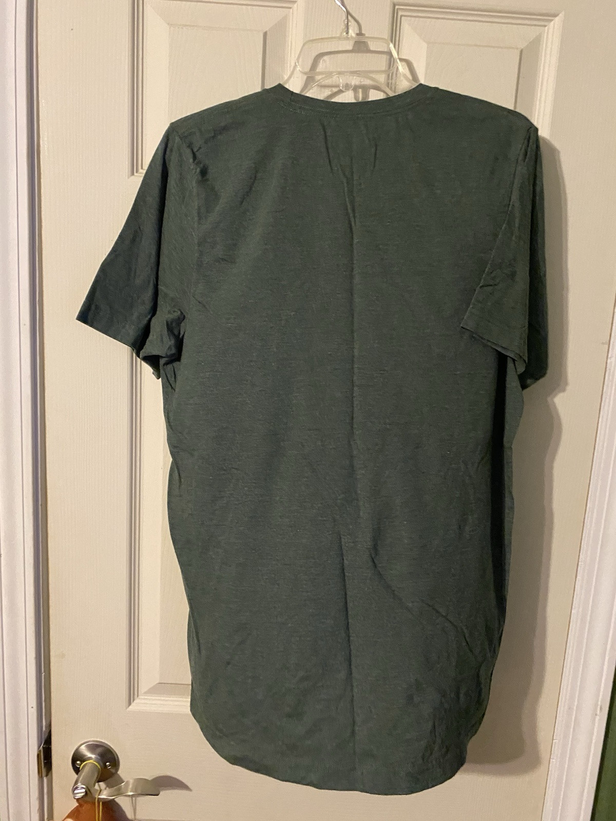 Tultex Men's Green T-Shirt short sleeved cotton blend size large gallery