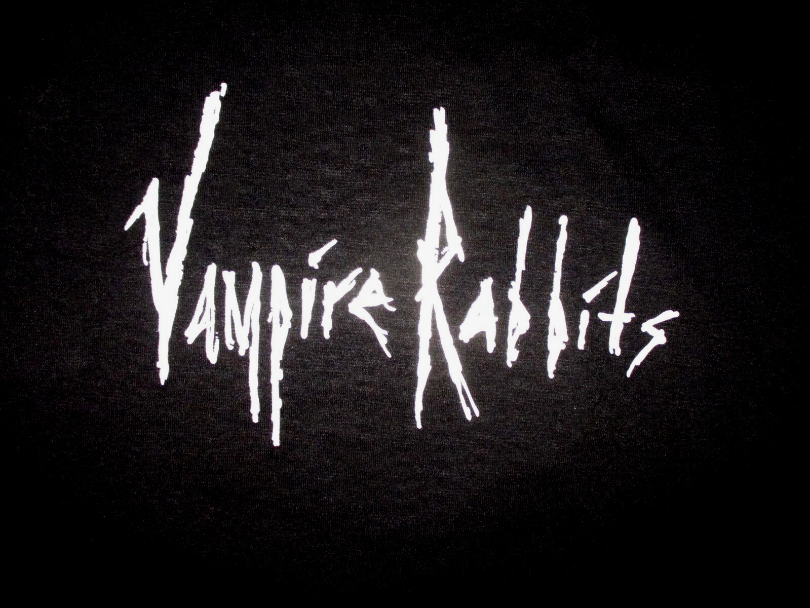 VAMPIRE RABBITS T SHIRT Do You Want To Live Forever Long Sleeve LARGE gallery