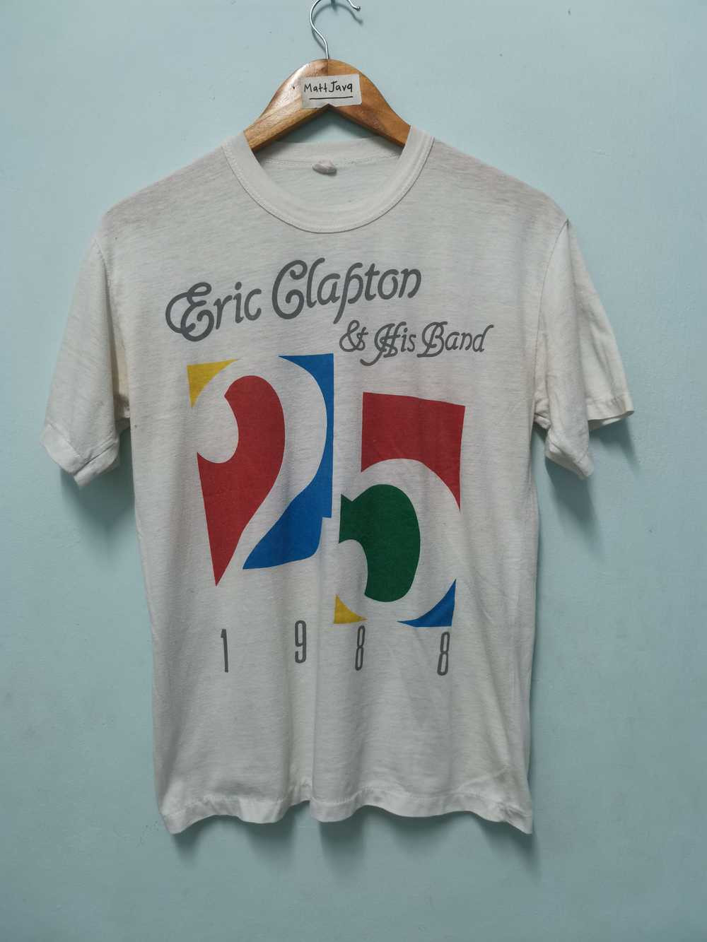 Eric Clapton Tour 1988 Tee Stitches Rock Blues S-5XL NEW reprint PA7076 gallery
