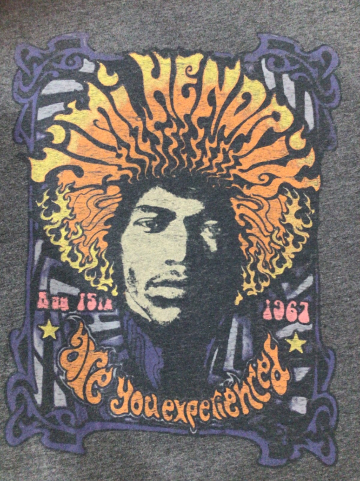 Lucky Brand Jimi Hendrix Are You Experienced T-Shirt Gray Men’s XL NWT gallery